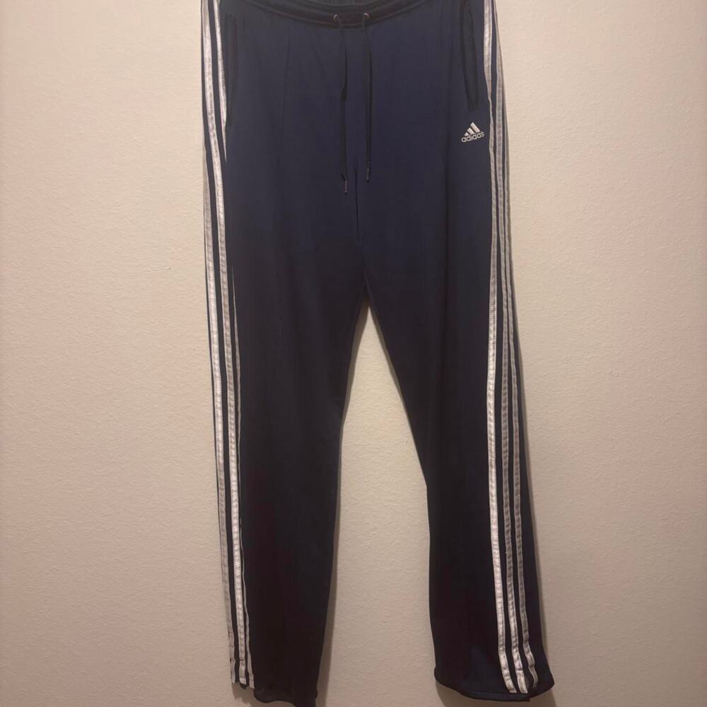Navy blue Adidas sweats